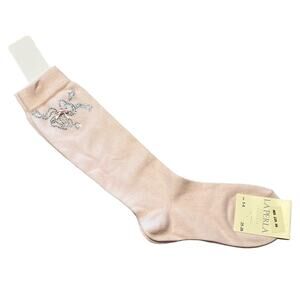 La Perla pink jeweled socks